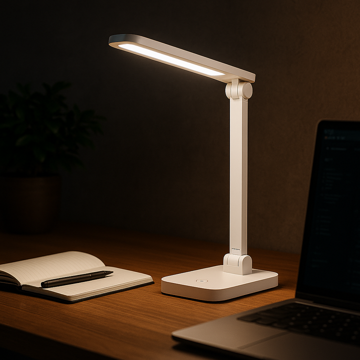 LED Desk Lamp - Touch Control, USB Charging, Eye-Care Light