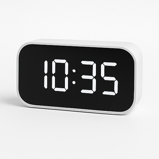 Smart Digital Clock with LED Display & Temperature Sensor