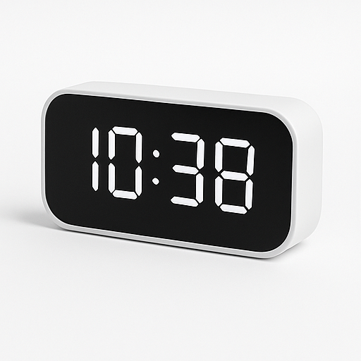 Smart Digital Clock with LED Display & Temperature Sensor