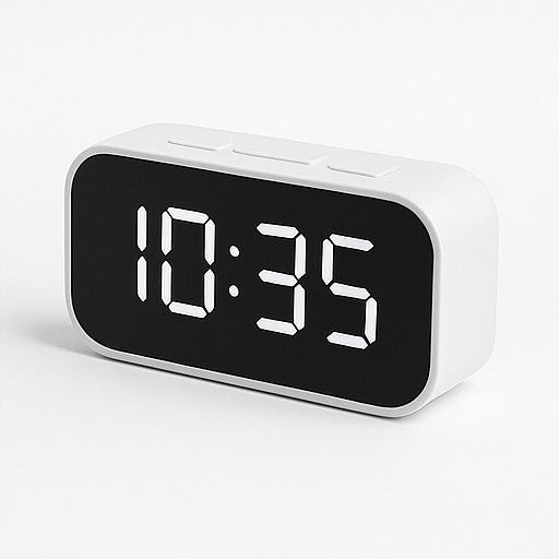 Smart Digital Clock with LED Display & Temperature Sensor