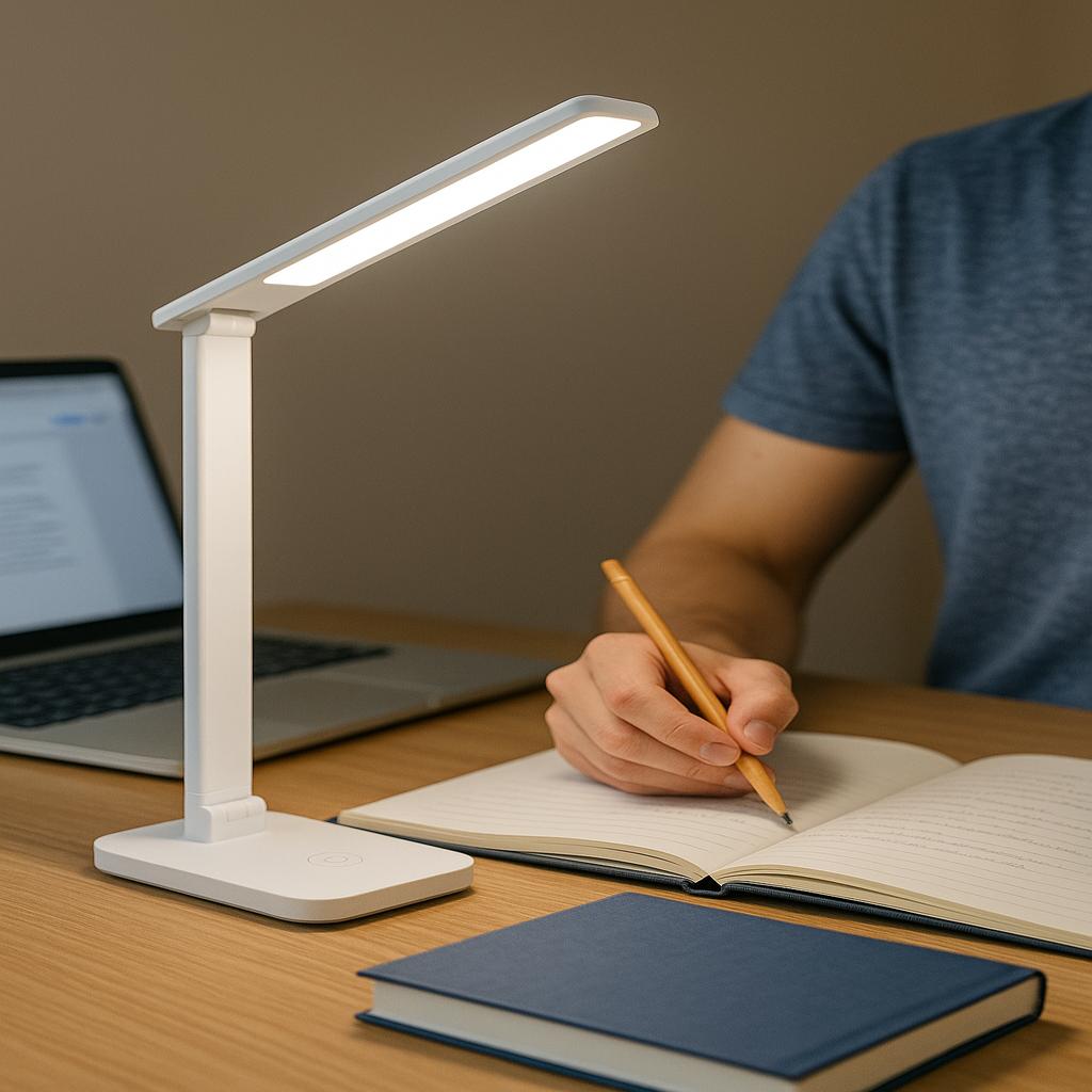 LED Desk Lamp - Touch Control, USB Charging, Eye-Care Light