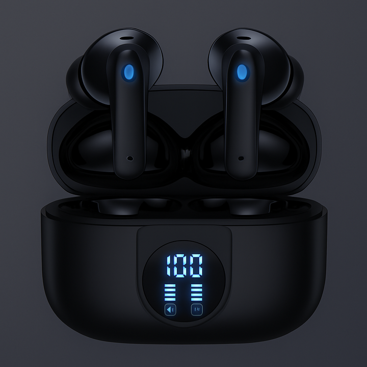 TWS Wireless Earbuds Bluetooth 5.4 – Noise Cancelling, Game/Music Mode, 60H Battery